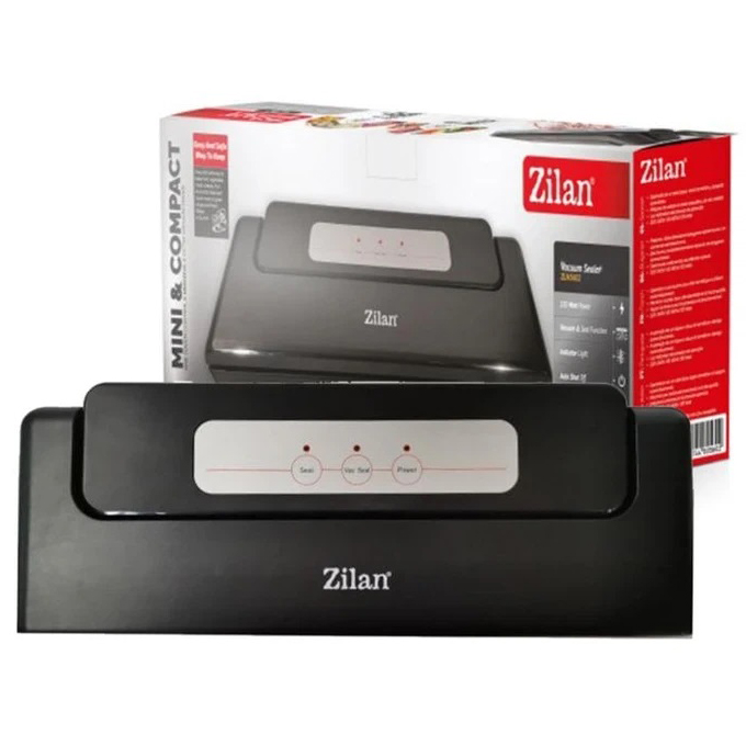 Вакууматор побутовий Zilan ZLN5602 Black для збереження продуктів Вакууматор побутовий Zilan ZLN5602 Black для збереження продуктів