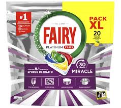 Капсули для посудомийної машини Fairy Miracle Limone 20 шт Капсули для посудомийної машини Fairy Miracle Limone 20 шт