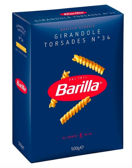 Макарони Barilla girandole torsades n34 500 г Макарони Barilla girandole torsades n34 500 г