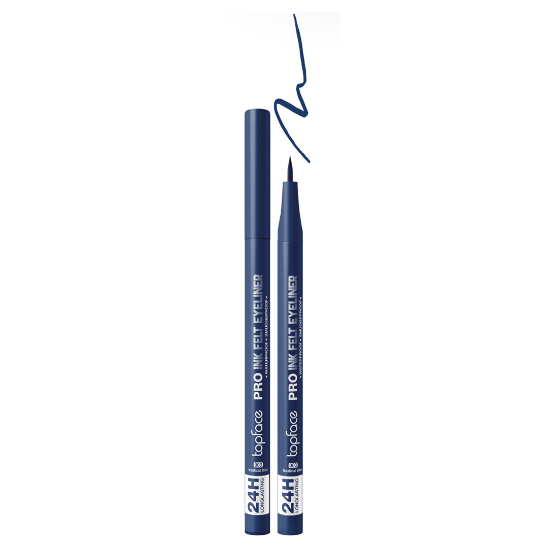 Подводка-фломастер для глаз Topface Pro Ink Felt Eyeliner PT619 (1,2 мл) 03 - Nautical Blue (синий) Подводка-фломастер для глаз Topface Pro Ink Felt Eyeliner PT619 (1,2 мл) 03 - Nautical Blue (синий)