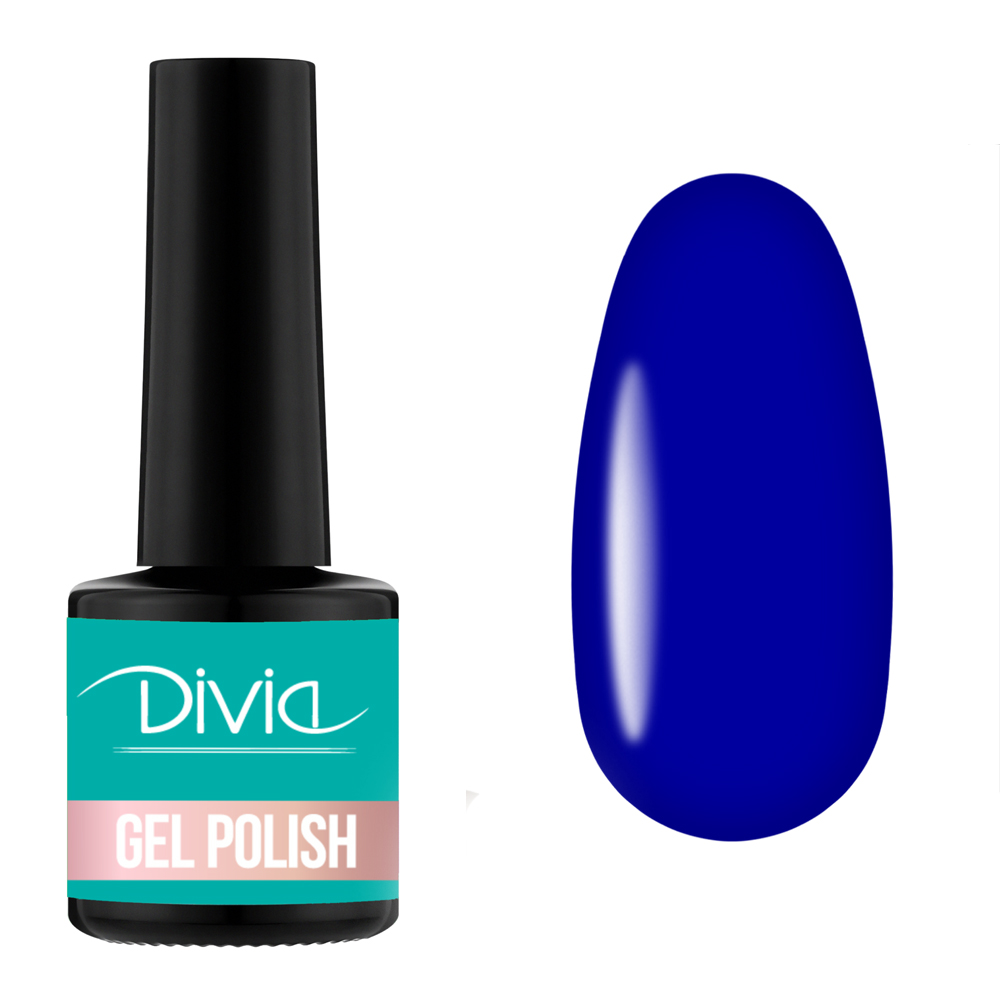 Гель-лак цветной Divia - Di1233 (8 мл) NV010 - Deep Blue (ярко-синий) Гель-лак цветной Divia - Di1233 (8 мл) NV010 - Deep Blue (ярко-синий)