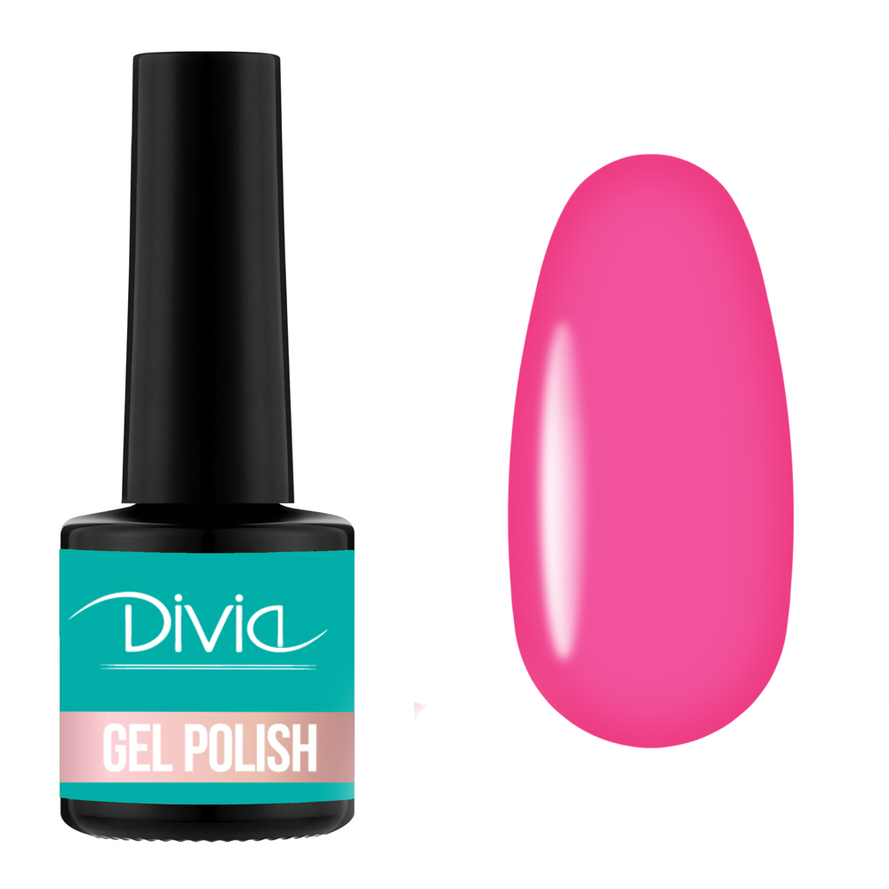 Гель-лак кольоровий Divia - Di1233 (8 мл) NV070 - Neon Pink (неоновий рожевий) Гель-лак кольоровий Divia - Di1233 (8 мл) NV070 - Neon Pink (неоновий рожевий)