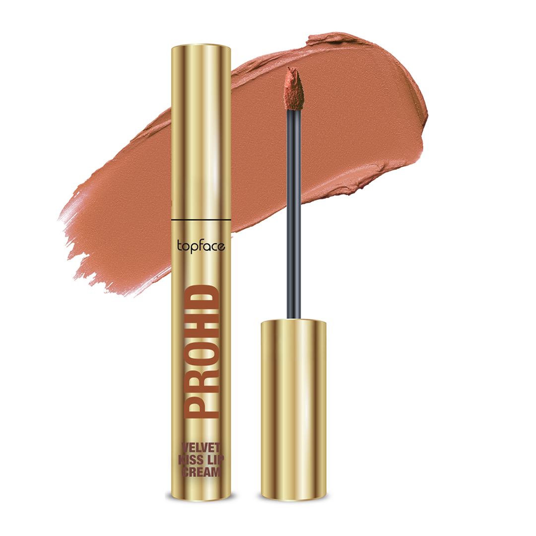 Рідка матова помада Topface PROHD Velvet Kiss Lip Cream PT212 (3 г) 001 Cloudy Nude (рожево-коричневий нюд) Рідка матова помада Topface PROHD Velvet Kiss Lip Cream PT212 (3 г) 001 Cloudy Nude (рожево-коричневий нюд)