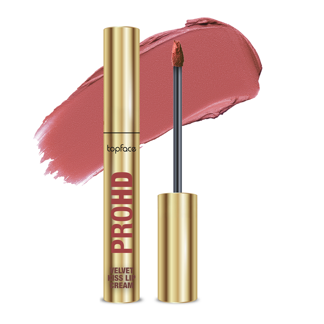 Рідка матова помада Topface PROHD Velvet Kiss Lip Cream PT212 (3 г) 002 Mauve Charm (пильно-рожевий) Рідка матова помада Topface PROHD Velvet Kiss Lip Cream PT212 (3 г) 002 Mauve Charm (пильно-рожевий)