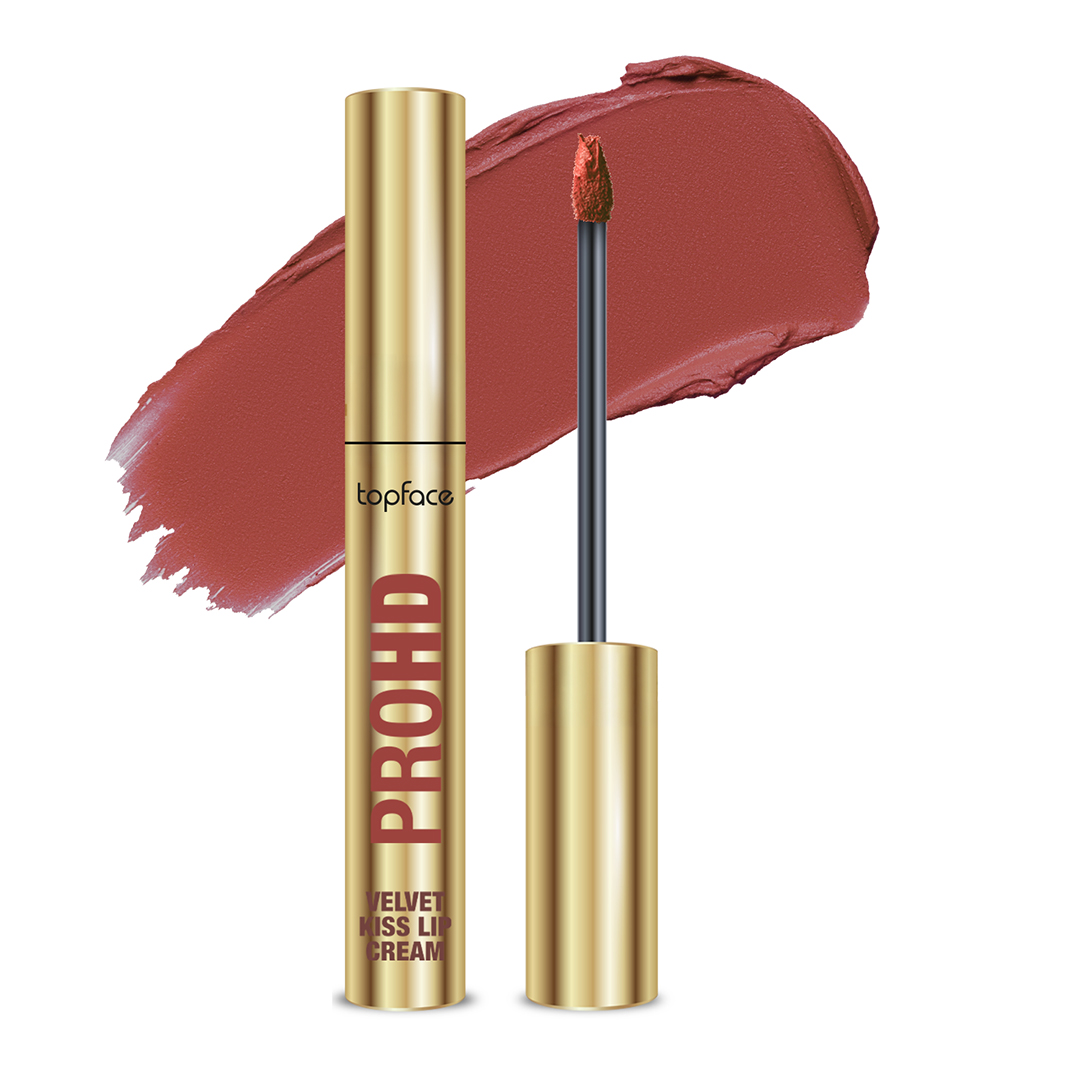 Рідка матова помада Topface PROHD Velvet Kiss Lip Cream PT212 (3 г) 005 Toasted Rose (трояндово-коричневий) Рідка матова помада Topface PROHD Velvet Kiss Lip Cream PT212 (3 г) 005 Toasted Rose (трояндово-коричневий)