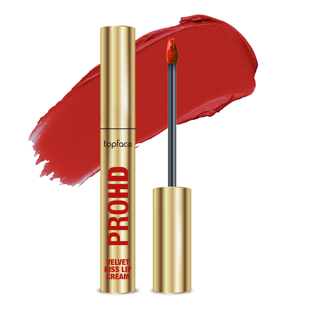 Жидкая матовая помада Topface PROHD Velvet Kiss Lip Cream PT212 (3 г) 011 Blush Crush (ягодно-красный) Жидкая матовая помада Topface PROHD Velvet Kiss Lip Cream PT212 (3 г) 011 Blush Crush (ягодно-красный)