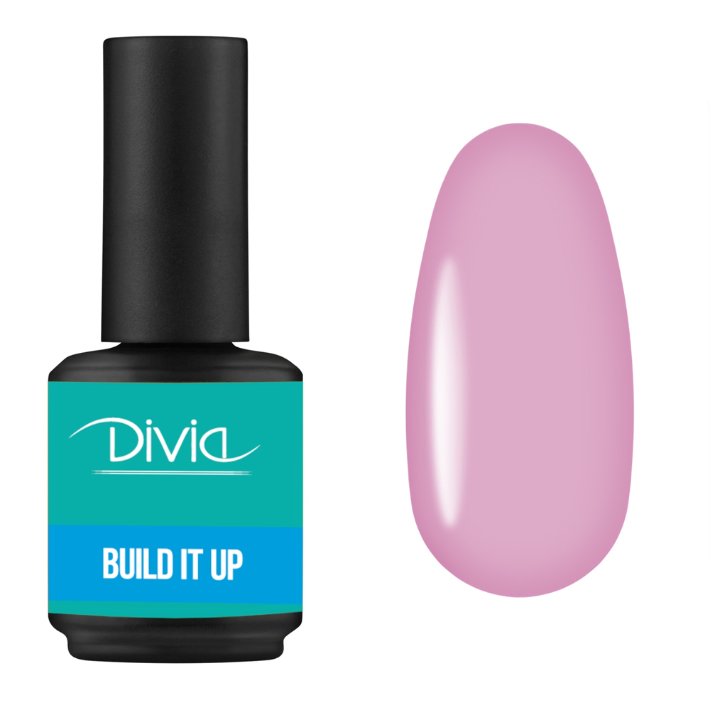 Рідкий гель для нігтів Divia "Build It Up" - Di1002 (15 мл) BU13 - Cover Pink рожевий холодний Рідкий гель для нігтів Divia "Build It Up" - Di1002 (15 мл) BU13 - Cover Pink рожевий холодний