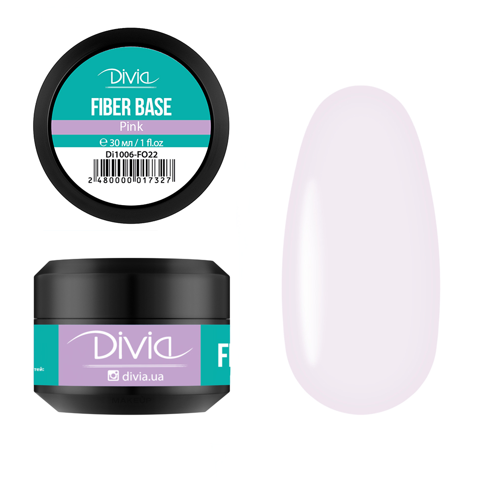 Файбер база для ногтей с армирующими волокнами Divia "Fiber Base" - Di1006 (30 мл) FO22 - Pink (розовый прозрачный) Файбер база для ногтей с армирующими волокнами Divia "Fiber Base" - Di1006 (30 мл) FO22 - Pink (розовый прозрачный)