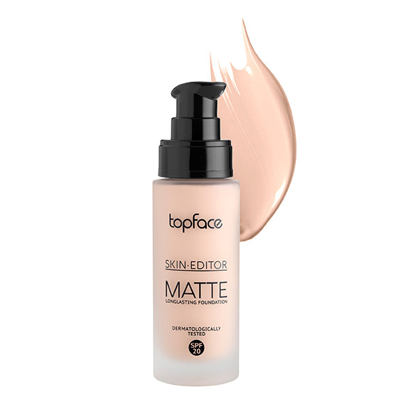 Тональна основа Topface "Skin Editor - Matte Longlasting Foundation" - PT465 (32 мл) 002 - Light Beige (світло-бежевий) Тональна основа Topface "Skin Editor - Matte Longlasting Foundation" - PT465 (32 мл) 002 - Light Beige (світло-бежевий)