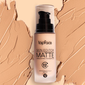 Тональна основа Topface "Skin Editor - Matte Longlasting Foundation" - PT465 (32 мл) 004 - Beige (бежевий). Зображення №6