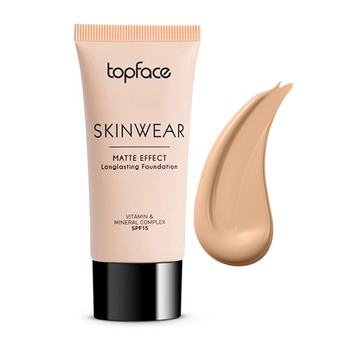 Тональний крем Topface "Skinwear - Matte Effect Longlasting Foundation" - PT468 (30 мл) 002 - Light Beige (світло-бежевий) Тональний крем Topface "Skinwear - Matte Effect Longlasting Foundation" - PT468 (30 мл) 002 - Light Beige (світло-бежевий)