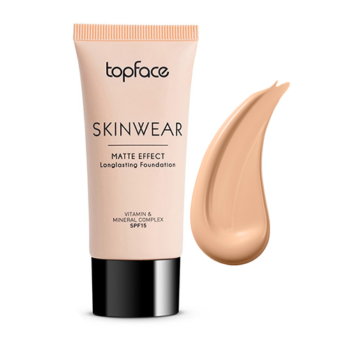 Тональний крем Topface "Skinwear - Matte Effect Longlasting Foundation" - PT468 (30 мл) 003 - Light Pink Beige (світло-бежевий) Тональний крем Topface "Skinwear - Matte Effect Longlasting Foundation" - PT468 (30 мл) 003 - Light Pink Beige (світло-бежевий)