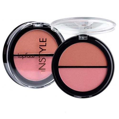 Рум'яна двохколірні Topface "Instyle - Twin Blush On" - PT353 (10 г) 006 - коралово-персиковий матовий та рожевий матовий Рум'яна двохколірні Topface "Instyle - Twin Blush On" - PT353 (10 г) 006 - коралово-персиковий матовий та рожевий матовий