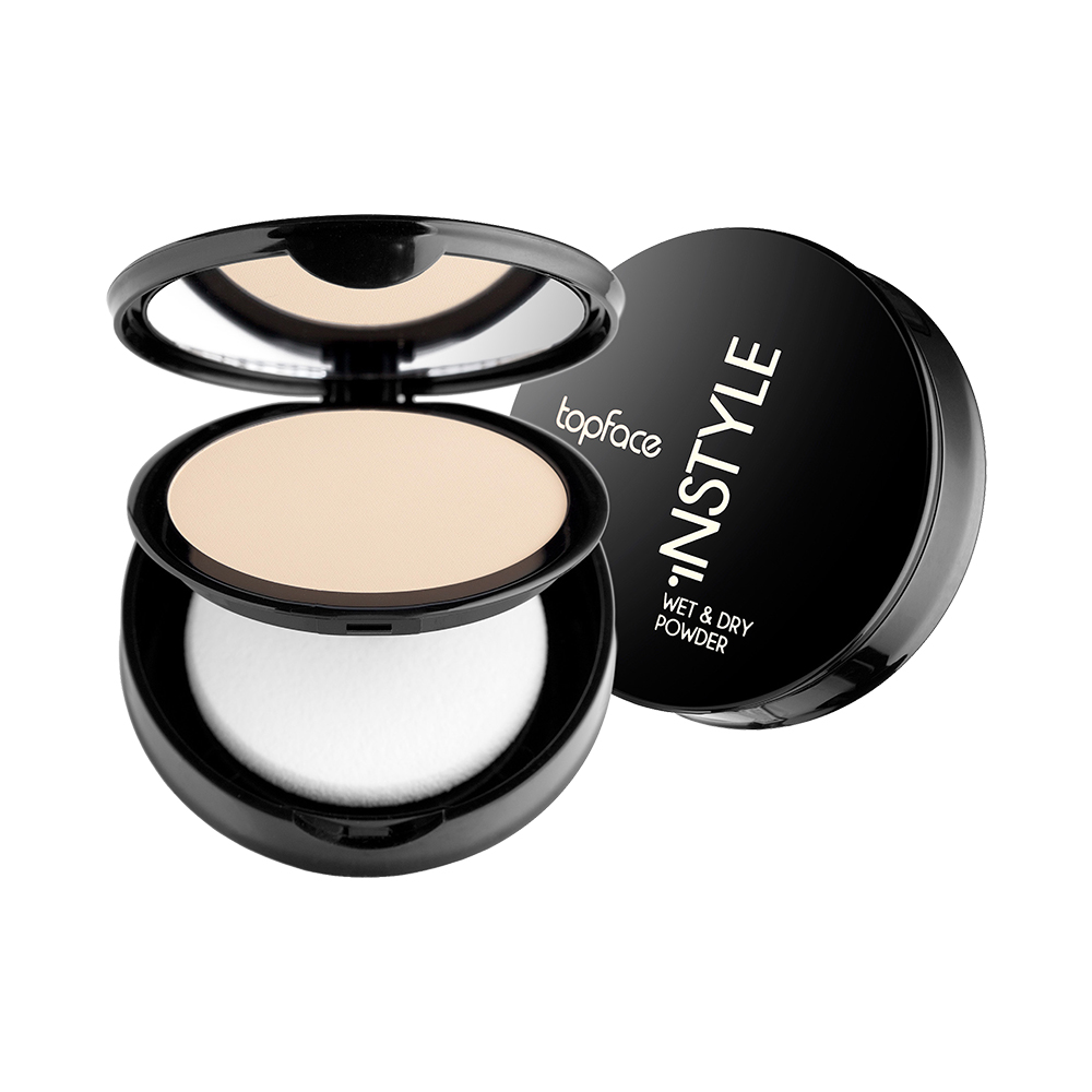 Пудра компактна Topface "Instyle - Wet & Dry Powder" - PT261 (10 г) 001 - Ivory (слонова кістка) Пудра компактна Topface "Instyle - Wet & Dry Powder" - PT261 (10 г) 001 - Ivory (слонова кістка)
