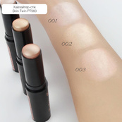 Хайлайтер стік Topface "Skin Twin - Perfect Stick Highlighter" - PT560 (9 г) 002 - Golden Crown (золотистий). Зображення №4 Хайлайтер стік Topface "Skin Twin - Perfect Stick Highlighter" - PT560 (9 г) 002 - Golden Crown (золотистий). Зображення №4