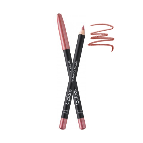 Олівець для губ водостійкий TopFace "Waterproof Lipliner" - PT613 (1,14 г) 107 - рожеве капучіно з перламутром Олівець для губ водостійкий TopFace "Waterproof Lipliner" - PT613 (1,14 г) 107 - рожеве капучіно з перламутром