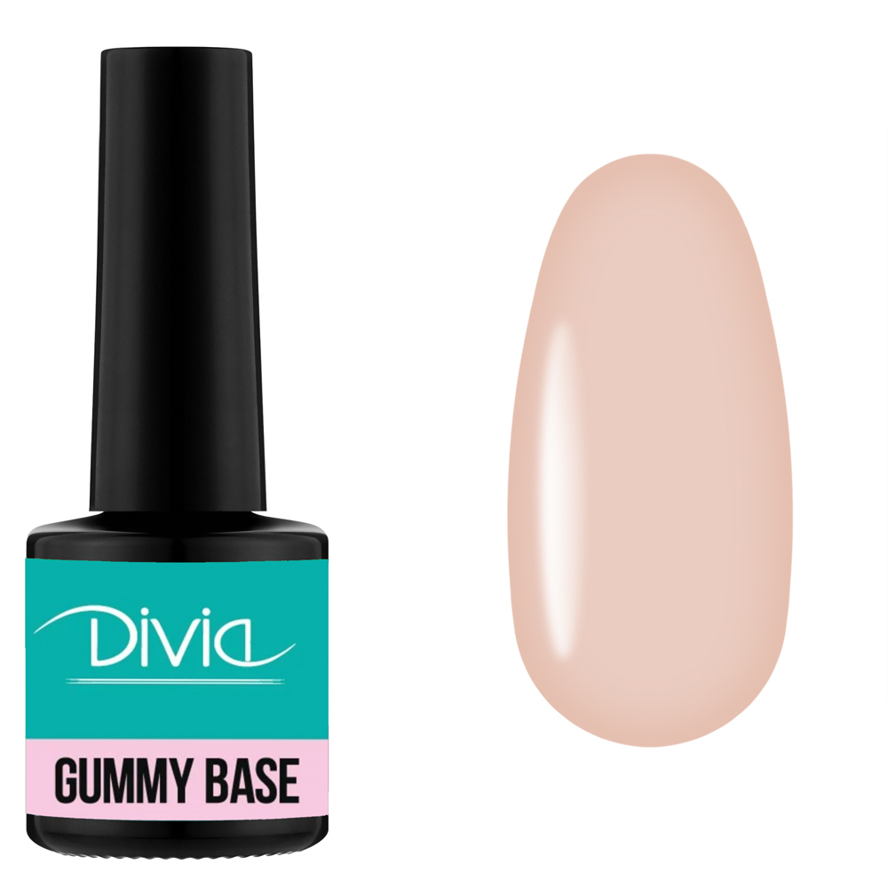 База камуфлирующая для ногтей Divia "Gummy Base" - Di1007 (8 мл) GB02 - Cover Beige (бежевый) База камуфлирующая для ногтей Divia "Gummy Base" - Di1007 (8 мл) GB02 - Cover Beige (бежевый)