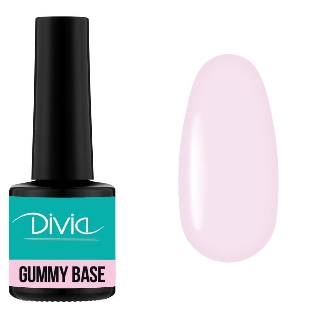 База камуфлирующая для ногтей Divia "Gummy Base" - Di1007 (8 мл) GB10 - Milky Pink (молочно-розовый) База камуфлирующая для ногтей Divia "Gummy Base" - Di1007 (8 мл) GB10 - Milky Pink (молочно-розовый)