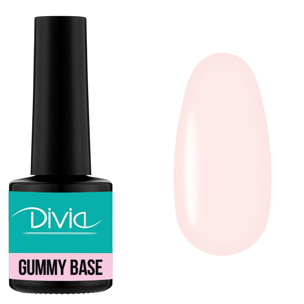 База камуфлююча для нігтів Divia "Gummy Base" - Di1007 (8 мл) GB11 - Baby Boom (нюдовий молочно-рожевий) База камуфлююча для нігтів Divia "Gummy Base" - Di1007 (8 мл) GB11 - Baby Boom (нюдовий молочно-рожевий)