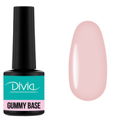 База камуфлирующая для ногтей Divia "Gummy Base" - Di1007 (8 мл) GB09 - Nude (натуральный). Изображение №2 База камуфлирующая для ногтей Divia "Gummy Base" - Di1007 (8 мл) GB09 - Nude (натуральный). Изображение №2
