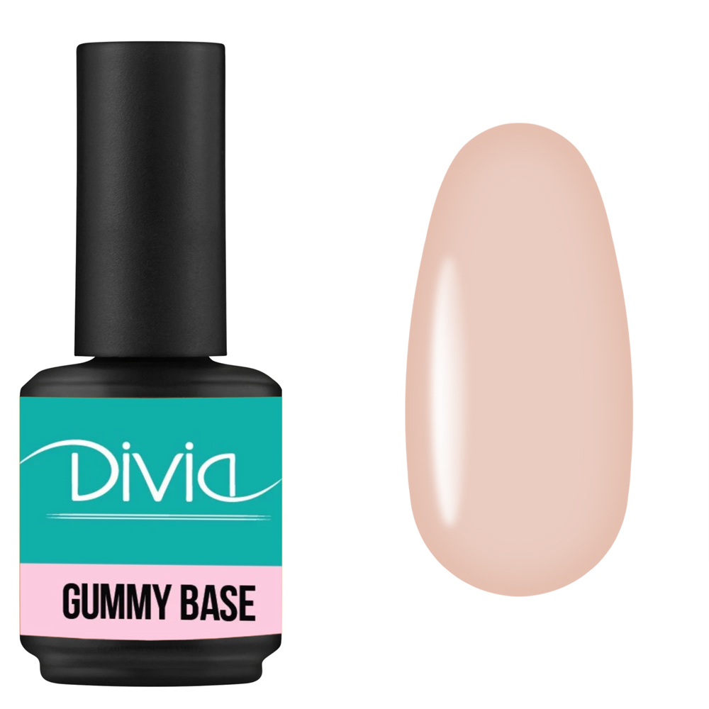 База камуфлирующая для ногтей Divia "Gummy Base" - Di1008 (15 мл) GB1502 - Cover Beige (бежевый) База камуфлирующая для ногтей Divia "Gummy Base" - Di1008 (15 мл) GB1502 - Cover Beige (бежевый)
