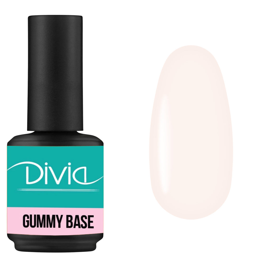 База камуфлирующая для ногтей Divia "Gummy Base" - Di1008 (15 мл) GB1509 - Nude (натуральный) База камуфлирующая для ногтей Divia "Gummy Base" - Di1008 (15 мл) GB1509 - Nude (натуральный)