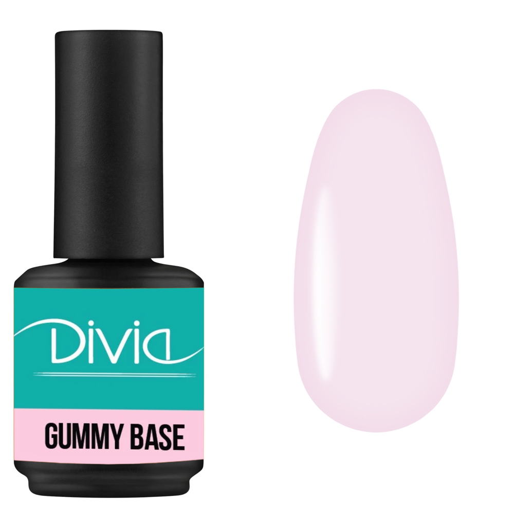 База камуфлирующая для ногтей Divia "Gummy Base" - Di1008 (15 мл) GB1510 - Milky Pink (молочно-розовый) База камуфлирующая для ногтей Divia "Gummy Base" - Di1008 (15 мл) GB1510 - Milky Pink (молочно-розовый)