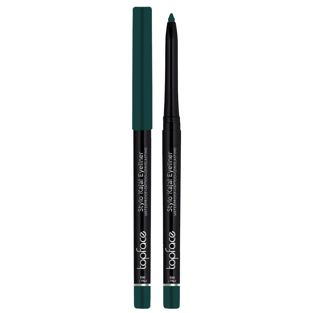 Олівець-кайал для очей Topface "Stylo Kajal Eyeliner" - PT617 (0.32 г) 004 - Green (зелений з шимером) Олівець-кайал для очей Topface "Stylo Kajal Eyeliner" - PT617 (0.32 г) 004 - Green (зелений з шимером)
