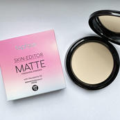 Пудра компактна Topface "Skin Editor - Matte Finishing Powder" - PT263 (10 г) 02 - Soft Warm Beige (світлий бежевий). Зображення №5 Пудра компактна Topface "Skin Editor - Matte Finishing Powder" - PT263 (10 г) 02 - Soft Warm Beige (світлий бежевий). Зображення №5