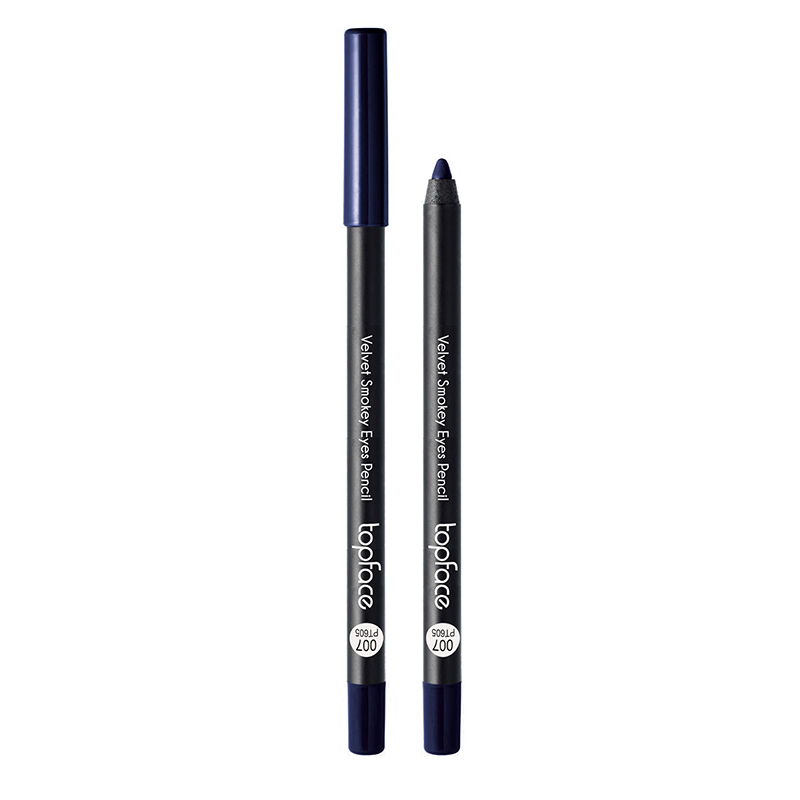 Олівець-кайал для очей TopFace "Velvet Smokey Eyes Pencil" - PT605 (4,8 г) 007 - Dark Blue (глибокий синій) Олівець-кайал для очей TopFace "Velvet Smokey Eyes Pencil" - PT605 (4,8 г) 007 - Dark Blue (глибокий синій)
