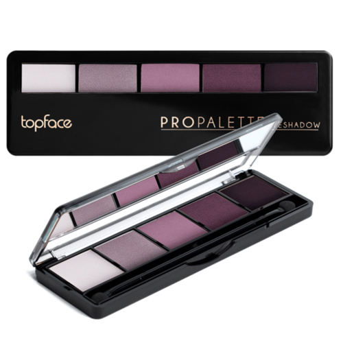 Тени для век 5-цветные Topface "Pro Palette Eyeshadow" - PT501 (8 г) 005 - матово-шимерные (розово-сливовые) Тени для век 5-цветные Topface "Pro Palette Eyeshadow" - PT501 (8 г) 005 - матово-шимерные (розово-сливовые)