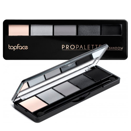 Тени для век 5-цветные Topface "Pro Palette Eyeshadow" - PT501 (8 г) 014 - матово-шиммерные (графитово-черные) Тени для век 5-цветные Topface "Pro Palette Eyeshadow" - PT501 (8 г) 014 - матово-шиммерные (графитово-черные)
