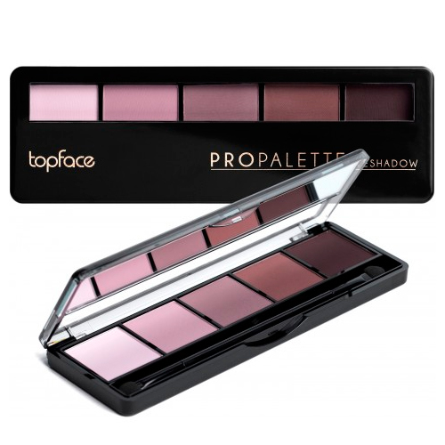 Тени для век 5-цветные Topface "Pro Palette Eyeshadow" - PT501 (8 г) 017 - матовые (розово-сиреневые) Тени для век 5-цветные Topface "Pro Palette Eyeshadow" - PT501 (8 г) 017 - матовые (розово-сиреневые)