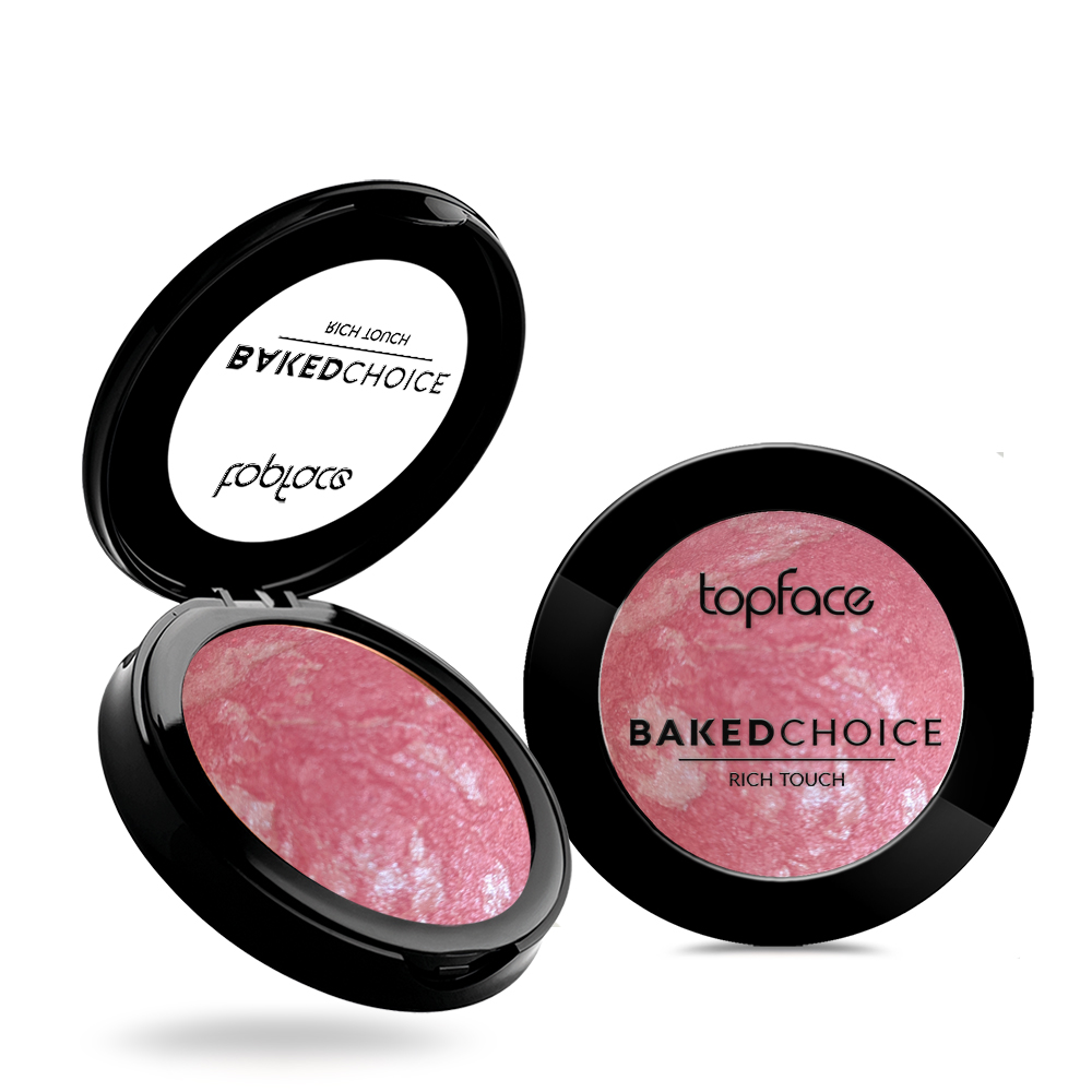 Рум'яна запечені Topface "Baked Choice - Rich Touch Baked Blush On" - PT703 (5 г) 07 - Pink Petal (рожевий, холодний) Рум'яна запечені Topface "Baked Choice - Rich Touch Baked Blush On" - PT703 (5 г) 07 - Pink Petal (рожевий, холодний)