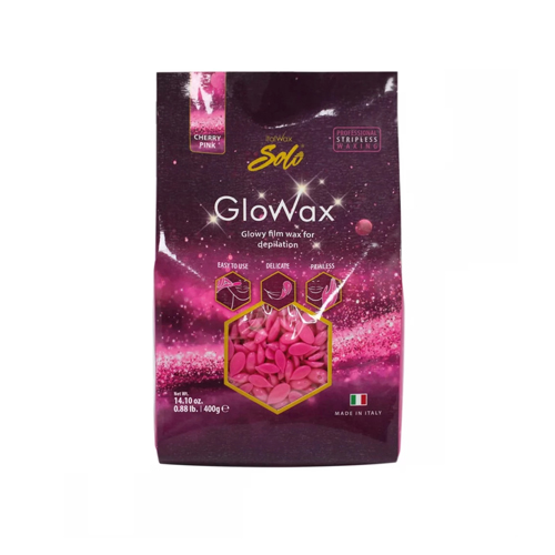 Віск для депіляції в гранулах "GloWax" ItalWax (400 г) Рожева Вишня Віск для депіляції в гранулах "GloWax" ItalWax (400 г) Рожева Вишня