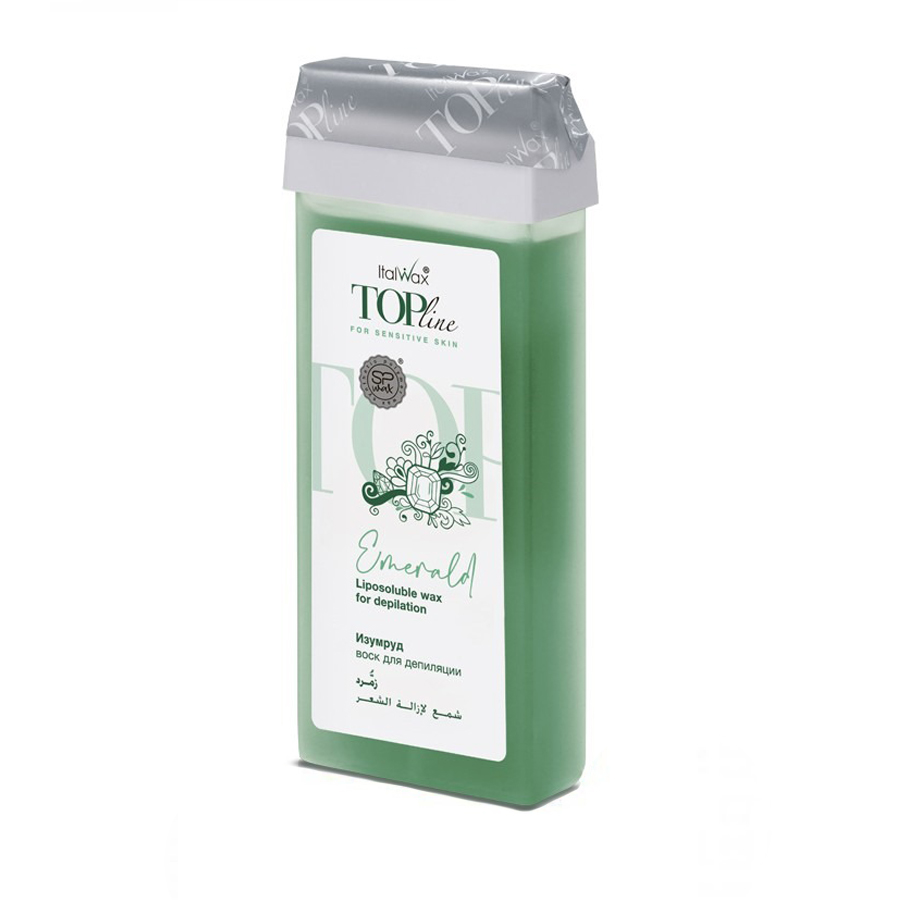 Віск касетний ItalWax "Top Line" (100 мл) Смарагд Віск касетний ItalWax "Top Line" (100 мл) Смарагд