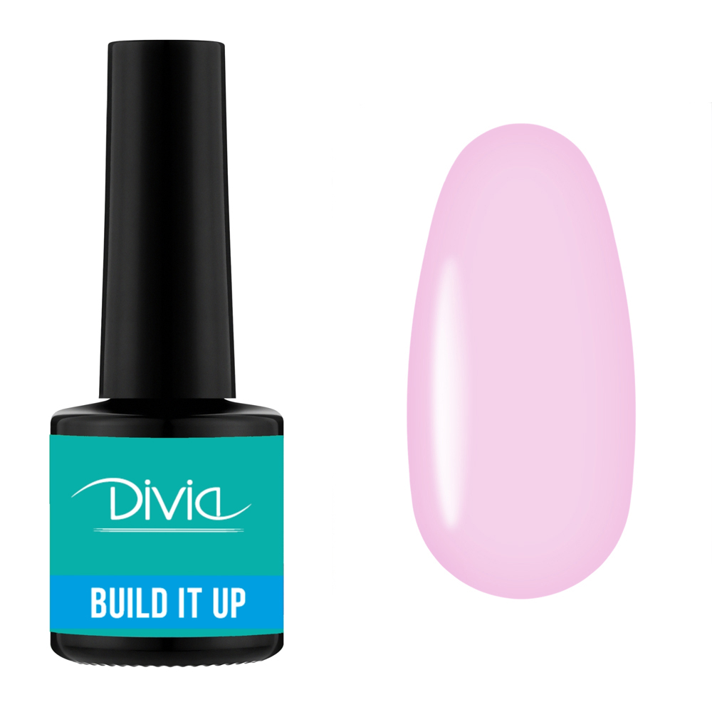 Рідкий гель для нігтів Divia "Build It Up" - Di1001 (8 мл) BU0802 - Pink Cloud Рідкий гель для нігтів Divia "Build It Up" - Di1001 (8 мл) BU0802 - Pink Cloud