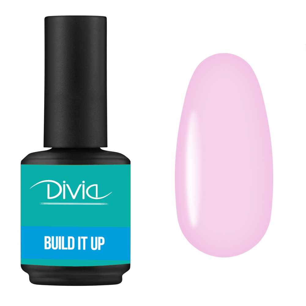 Рідкий гель для нігтів Divia "Build It Up" - Di1002 (15 мл) BU1502 - Pink Cloud Рідкий гель для нігтів Divia "Build It Up" - Di1002 (15 мл) BU1502 - Pink Cloud
