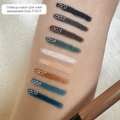 Олівець-кайал для очей Topface "Stylo Kajal Eyeliner" - PT617 (0.32 г) 008 - Cloud (бірюзовий). Зображення №3