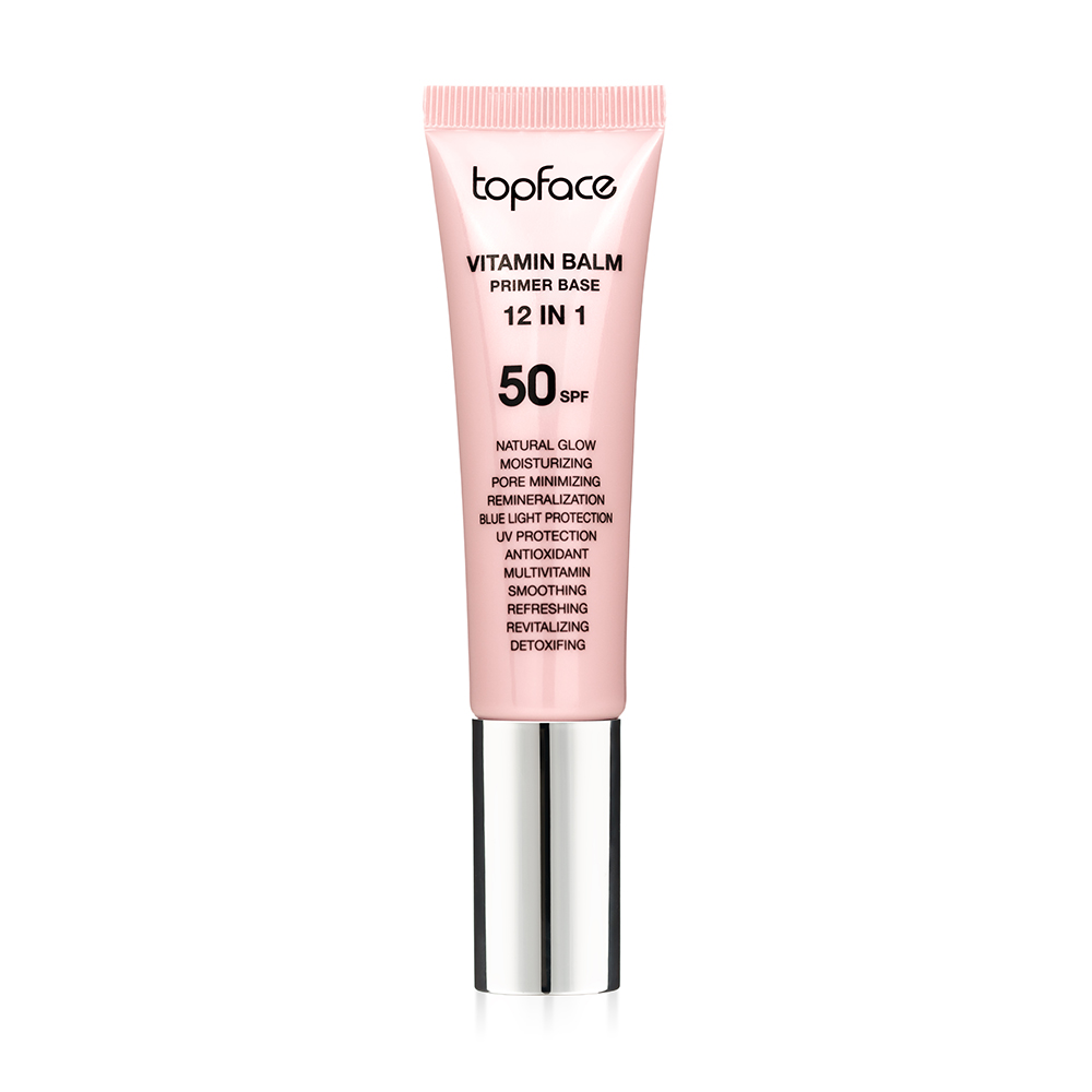 Праймер-основа для лица "Vitamin Balm Primer Base 12 в 1 SPF50" Topface РТ473 (30 мл) Праймер-основа для лица "Vitamin Balm Primer Base 12 в 1 SPF50" Topface РТ473 (30 мл)