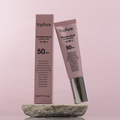 Праймер-основа для лица "Vitamin Balm Primer Base 12 в 1 SPF50" Topface РТ473 (30 мл). Изображение №2 Праймер-основа для лица "Vitamin Balm Primer Base 12 в 1 SPF50" Topface РТ473 (30 мл). Изображение №2