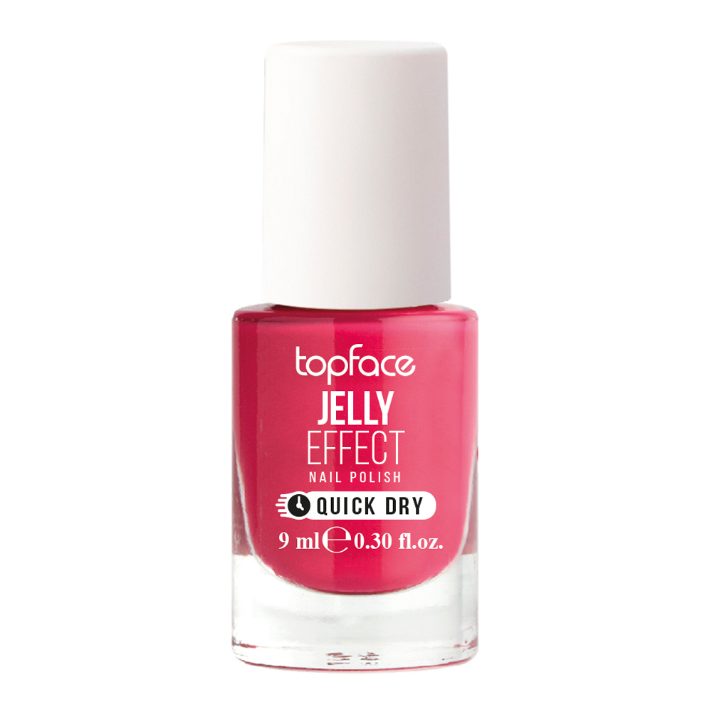 Лак для ногтей TopFace "Jelly Effect" - PT110 (9 мл) 41 - розово-красный Лак для ногтей TopFace "Jelly Effect" - PT110 (9 мл) 41 - розово-красный