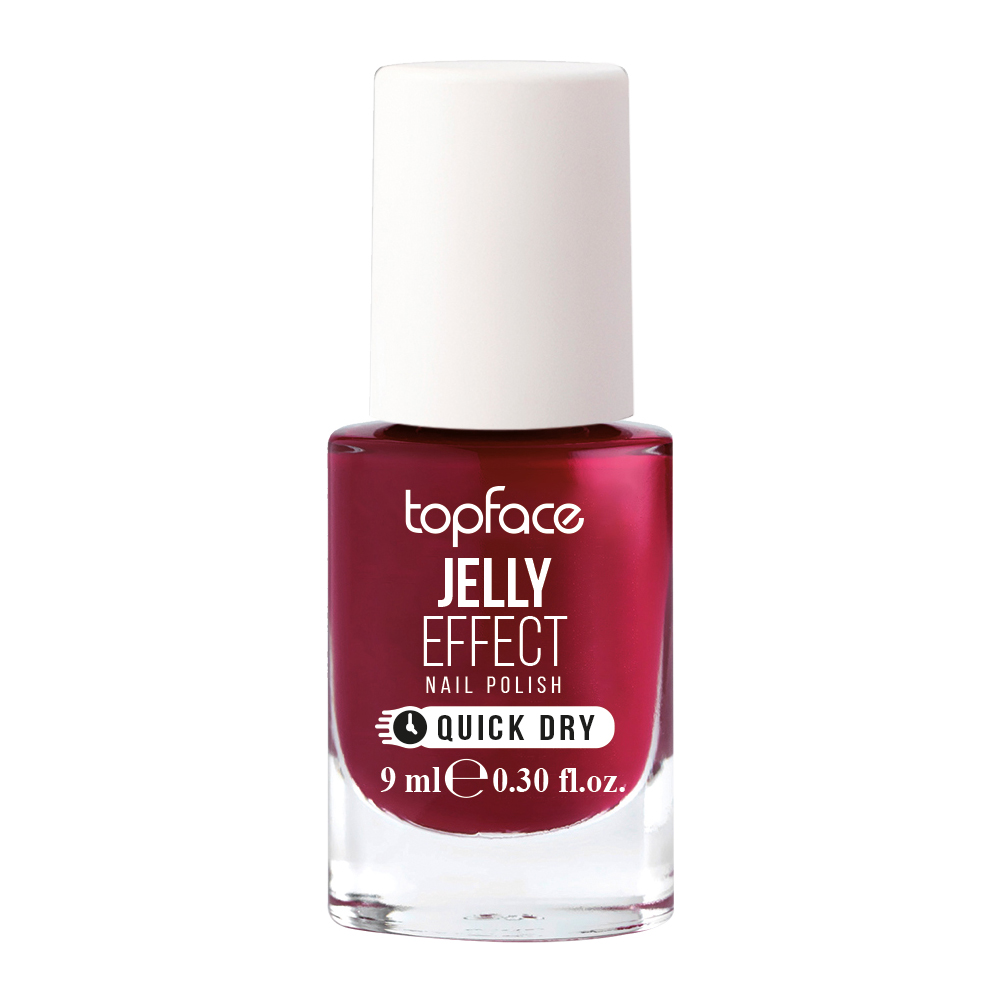 Лак для нігтів TopFace "Jelly Effect" - PT110 (9 мл) 42 - темний червоний Лак для нігтів TopFace "Jelly Effect" - PT110 (9 мл) 42 - темний червоний