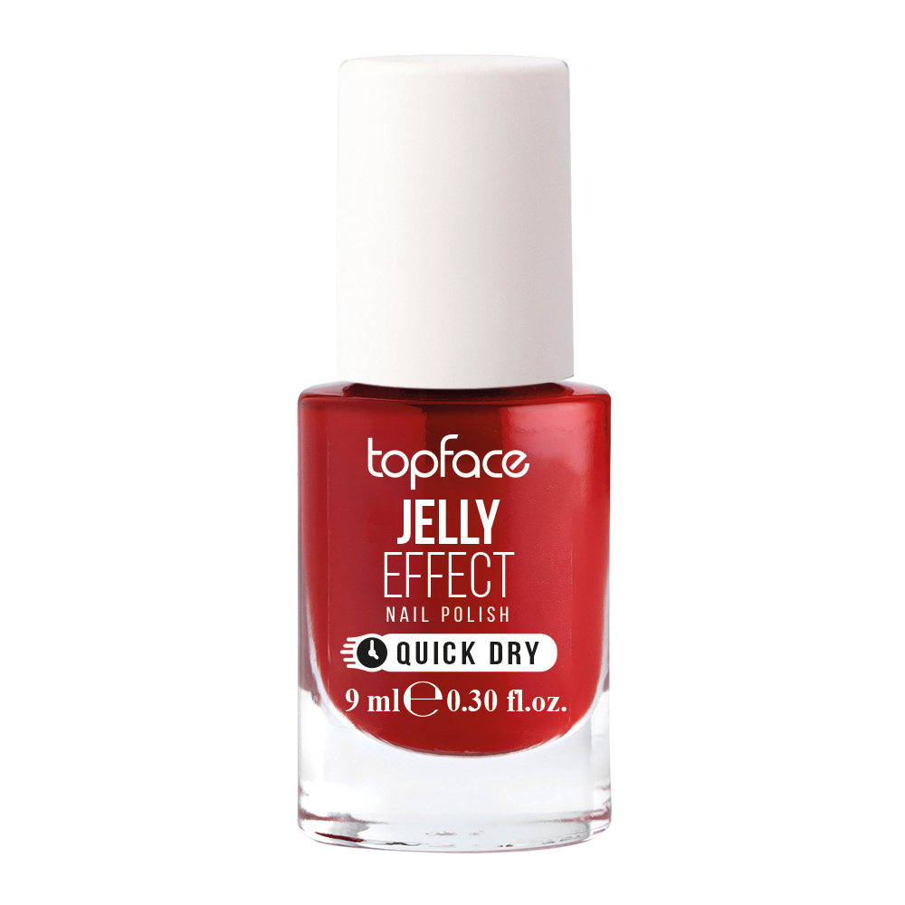 Лак для нігтів TopFace "Jelly Effect" - PT110 (9 мл) 60 - вишневий Лак для нігтів TopFace "Jelly Effect" - PT110 (9 мл) 60 - вишневий