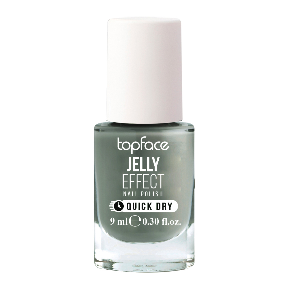 Лак для ногтей TopFace "Jelly Effect" - PT110 (9 мл) 65 - серо-зеленый Лак для ногтей TopFace "Jelly Effect" - PT110 (9 мл) 65 - серо-зеленый