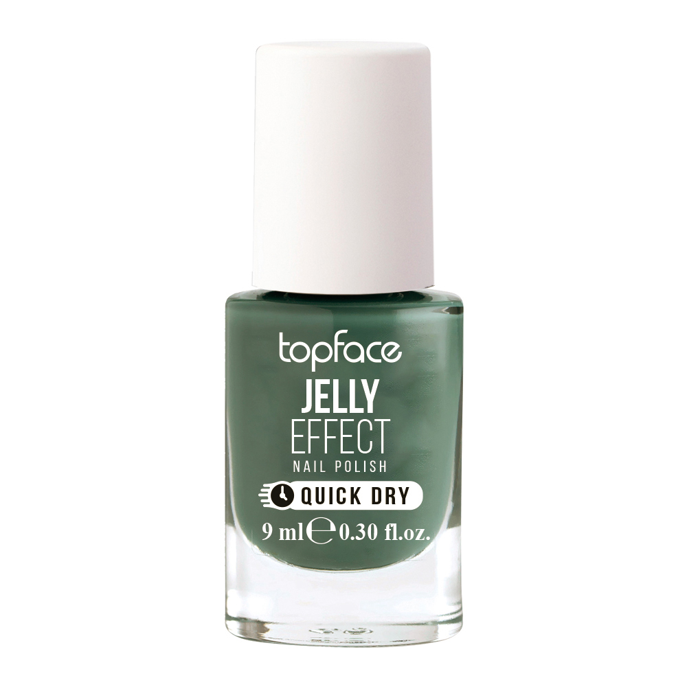 Лак для нігтів TopFace "Jelly Effect" - PT110 (9 мл) 67 - приглушений зелений Лак для нігтів TopFace "Jelly Effect" - PT110 (9 мл) 67 - приглушений зелений
