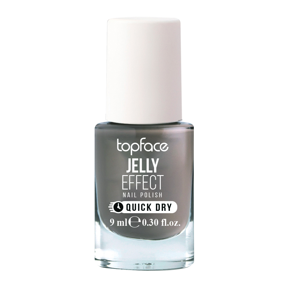 Лак для нігтів TopFace "Jelly Effect" - PT110 (9 мл) 69 - темний сірий Лак для нігтів TopFace "Jelly Effect" - PT110 (9 мл) 69 - темний сірий