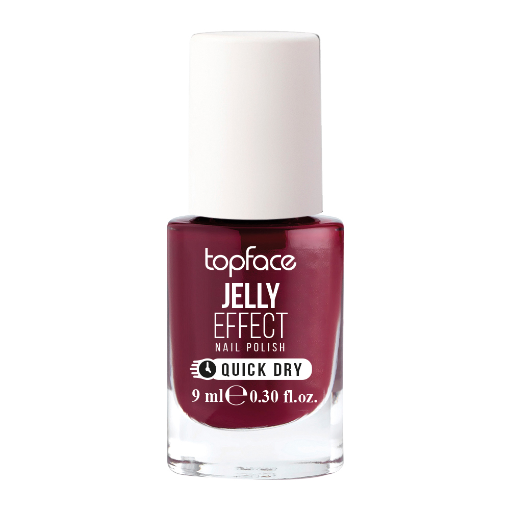 Лак для ногтей TopFace "Jelly Effect" - PT110 (9 мл) 70 - коричнево-вишневый Лак для ногтей TopFace "Jelly Effect" - PT110 (9 мл) 70 - коричнево-вишневый