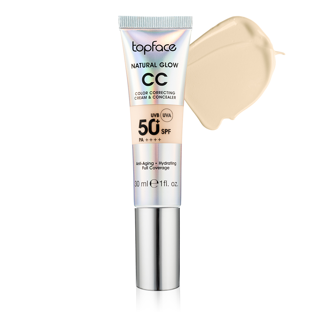Тональный крем TopFace "Natural Glow CC Cream&Concealer" - PT472 (30 мл) 002 - Warm Beige (светло-бежевый, теплый) Тональный крем TopFace "Natural Glow CC Cream&Concealer" - PT472 (30 мл) 002 - Warm Beige (светло-бежевый, теплый)
