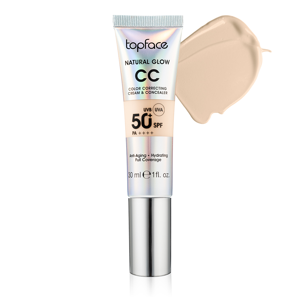 Тональний крем TopFace "Natural Glow CC Cream&Concealer" - PT472 (30 мл) 004 - Cool Linen (натуральний, теплий) Тональний крем TopFace "Natural Glow CC Cream&Concealer" - PT472 (30 мл) 004 - Cool Linen (натуральний, теплий)